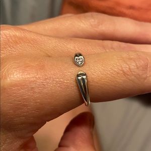 Pandora open heart ring